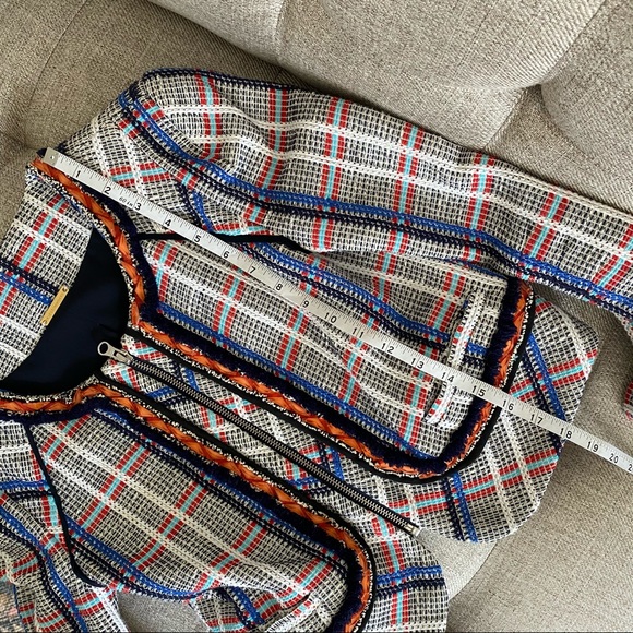 Rebecca Minkoff embellished blazer sz 0 - Picture 11 of 13